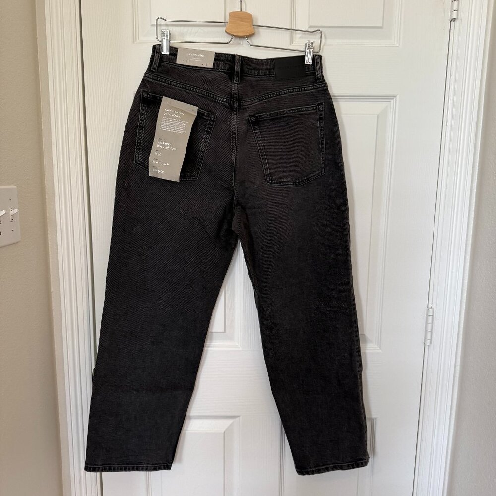Everlane Curvy Way High Jean, Washed Black, Size 31 R, NWT